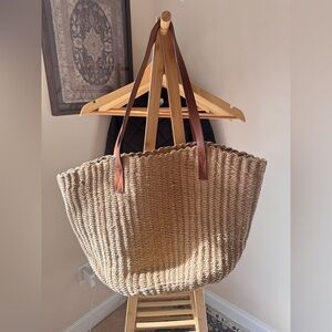 Raffia Tote Bag